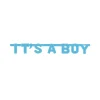 It's a Boy Banner Blå