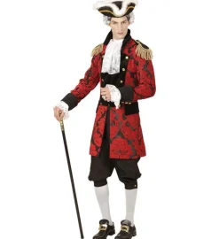 Jacquard Paradejakke Rød