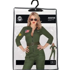 Jagerpilot Jumpsuit Kostume