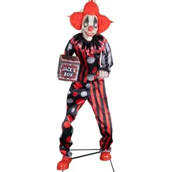 Jester Jack Klovn Animatronisk Dekoration