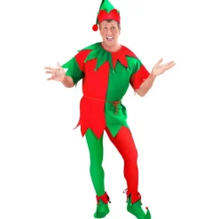 Julealf Strømpebukser Rød/Grøn