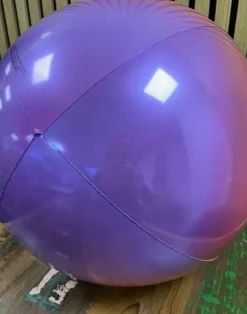 Julekugle Folieballon Regnbue