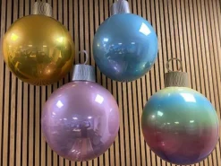 Julekugle Folieballon Regnbue