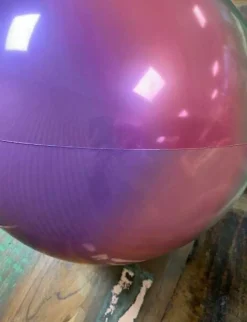 Julekugle Folieballon Regnbue