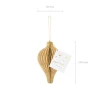 Julepynt Honeycomb Ornament Beige