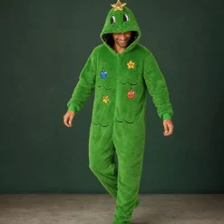 Juletræ Onesie Grøn