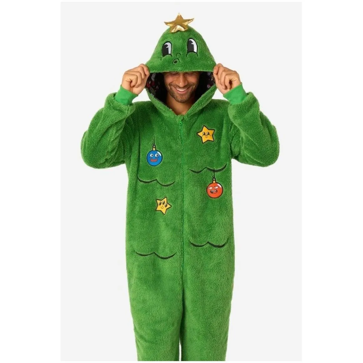 Juletræ Onesie Grøn