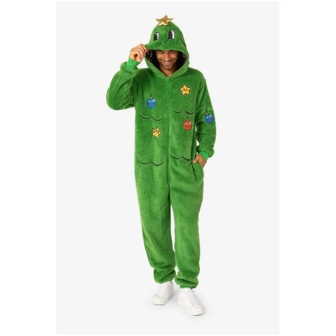 Juletræ Onesie Grøn