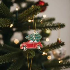Juletræ På Bil Juleophæng