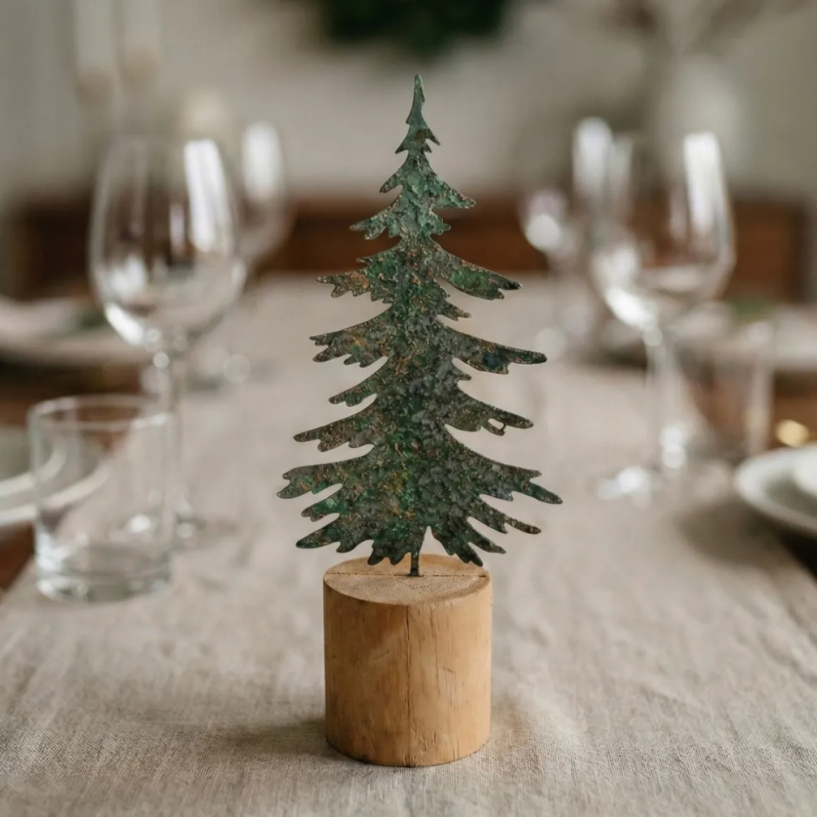 Juletræ På Træfod Grøn