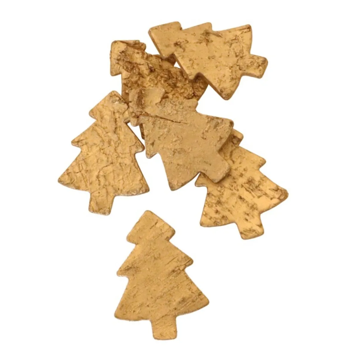 Juletræ Trækonfetti Guld