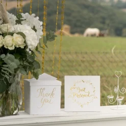 Just Married Gæstebog Guld