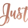 Just Married Guirlande Rosaguld