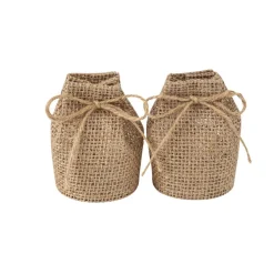 Jute Beholdere Med Snor