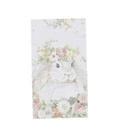 Kanin Blomster Servietter Pastel