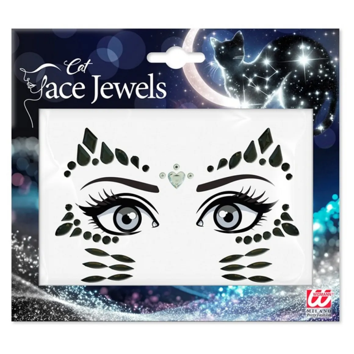 Kat Ansigtsjuveler Til Børn Sort