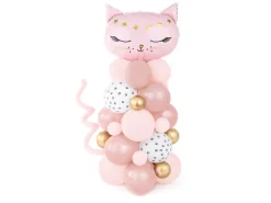 Kat Ballonfigur Lyserød