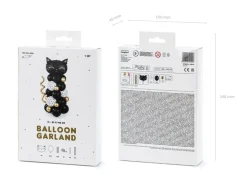Kat Ballonfigur Sort