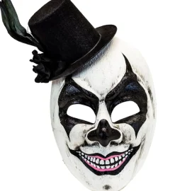 Killer Klovn Maske Med Tophat