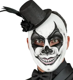 Killer Klovn Maske Med Tophat