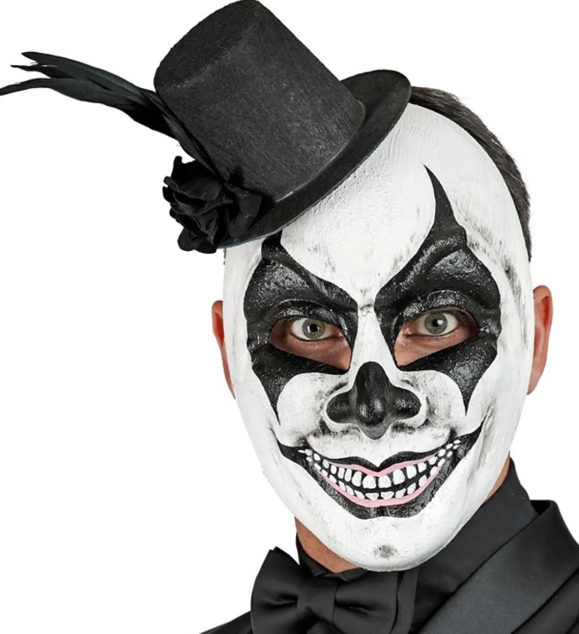 Killer Klovn Maske Med Tophat