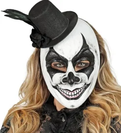 Killer Klovn Maske Med Tophat