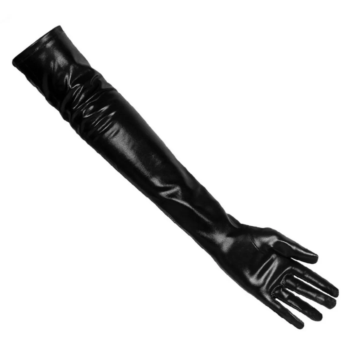 Kinky Lange Handsker Sort