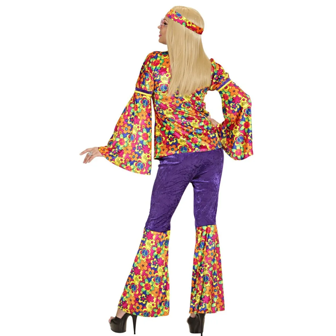 Kæk Hippiepige Kostume