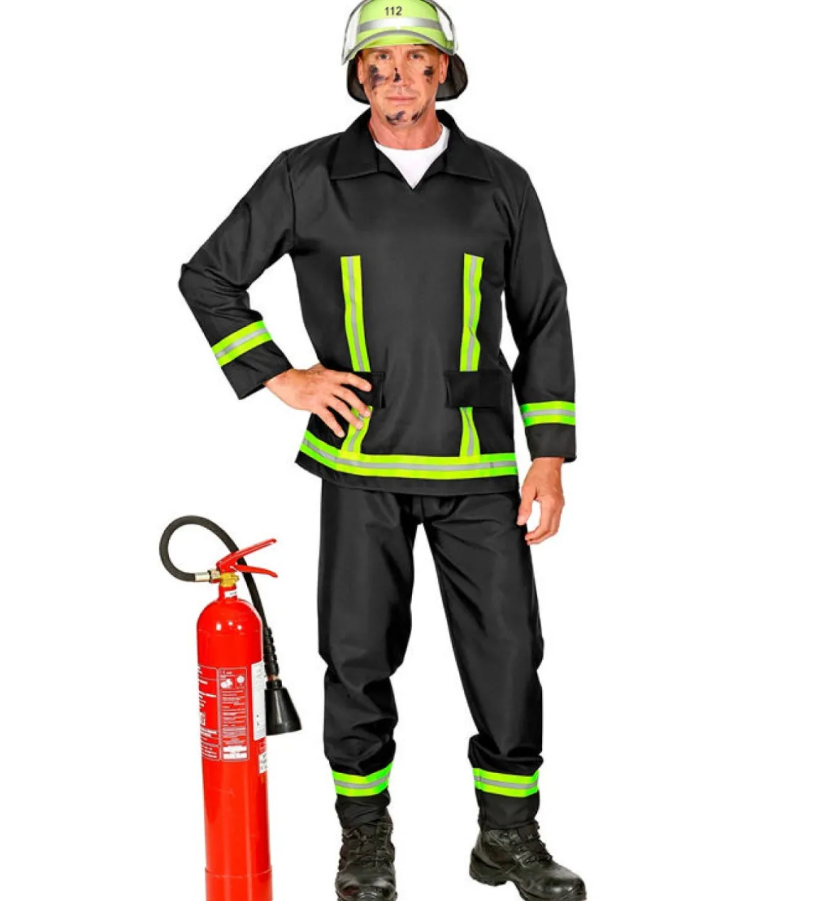 Klassisk Brandmand Kostume