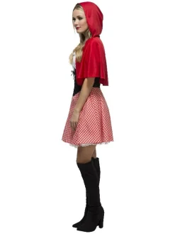 Klassisk Rødhætte Kostume