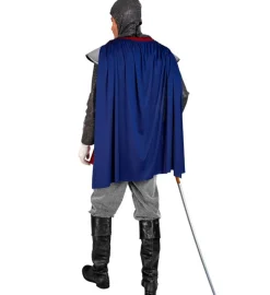 Klassisk Ridder Kostume Rød/Blå