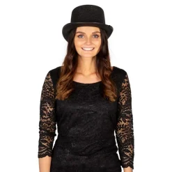 Klassisk Tophat Sort