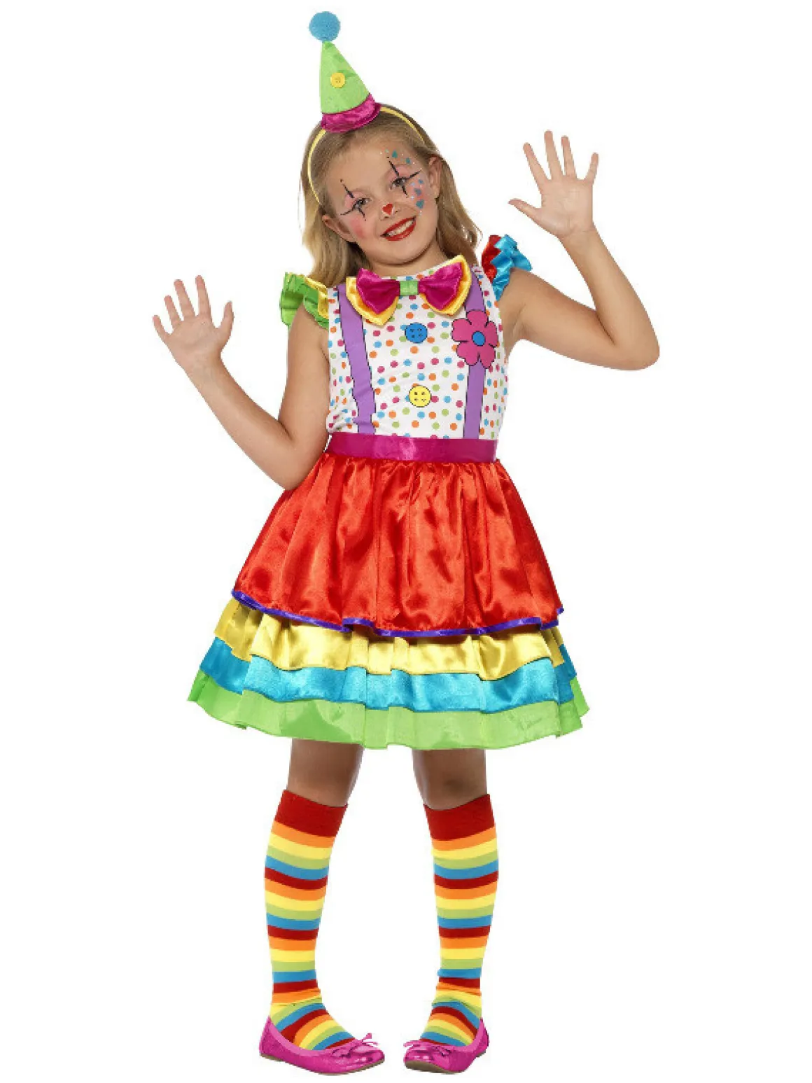 Klovnepige Børnekostume
