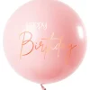 Kæmpe Ballon Happy Birthday Lush Blush