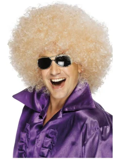 Kæmpe 70'er Afroparyk Blond