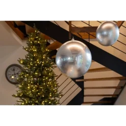 Kæmpe Julekugle Sølv