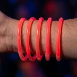 Knæklys Armbånd Rød