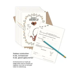 Kobberbryllup Invitationer