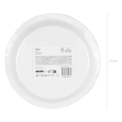 Konfetti Paptallerkener Beige/Blå
