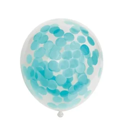 Konfettiballoner Babyblå