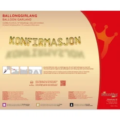 Konfirmasjon Ballonguirlande Guld