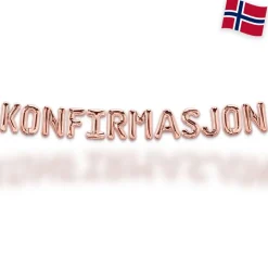 Konfirmasjon Ballonguirlande Rosaguld