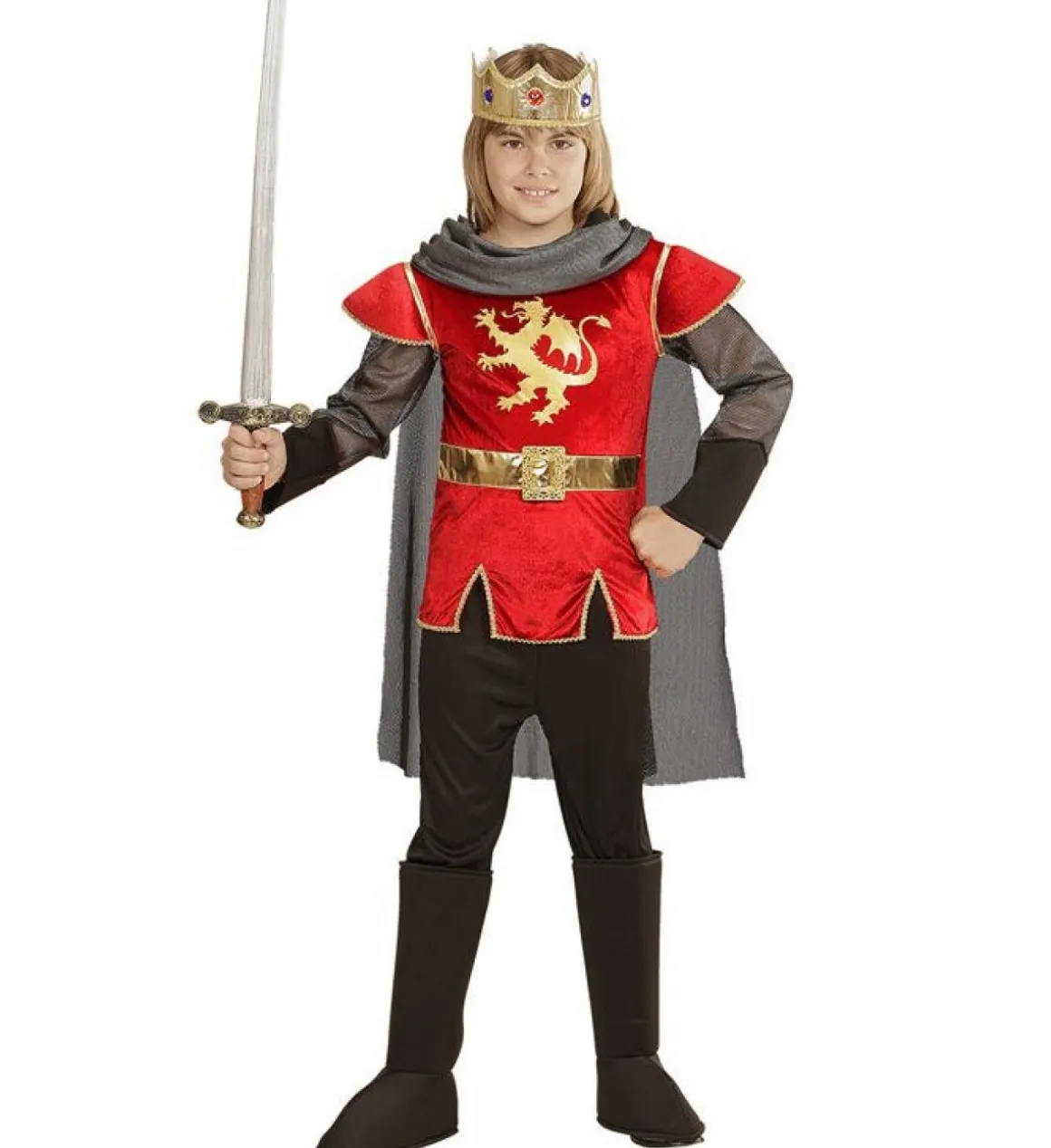 Kong Arthur Ridder Børnekostume