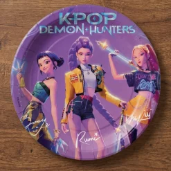 K-POP Demon Hunters® Paptallerkener Lilla