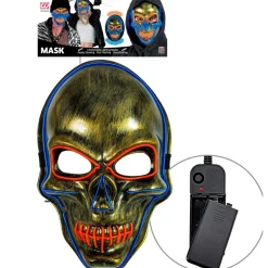 Kranie LED Maske Blå
