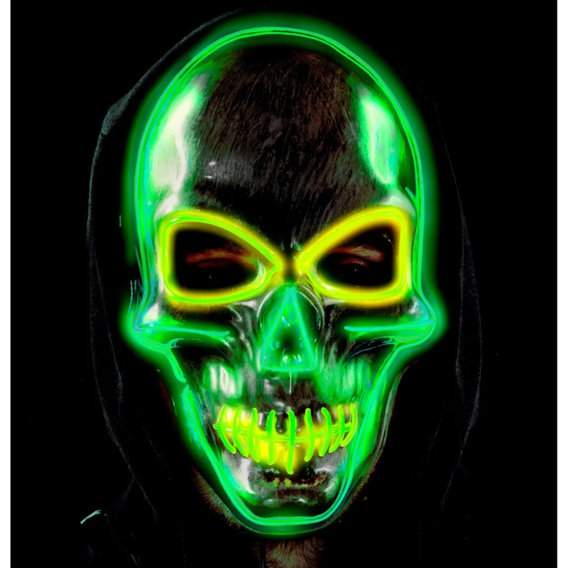 Kranie LED Maske Grøn
