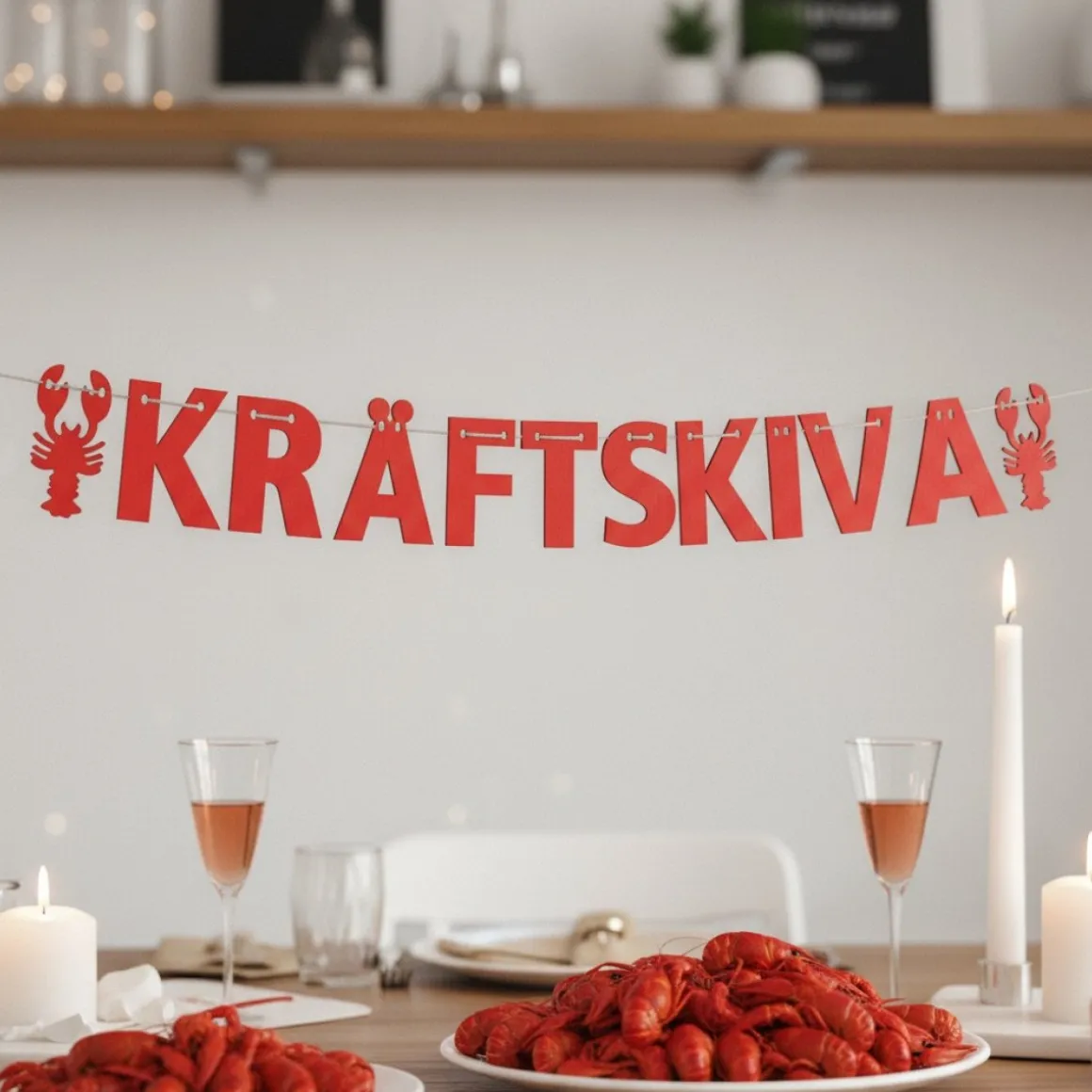 Kräftskiva Guirlande