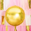 Kuglerund Folieballon Guld