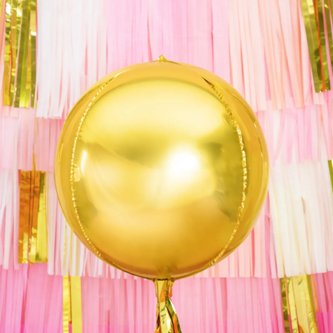 Kuglerund Folieballon Guld