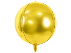 Kuglerund Folieballon Guld